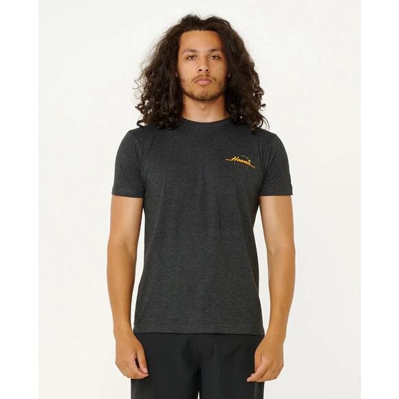 Rip Curl Men's T-Shirt Hawaii Five-O Premium Soft Heather Short Sleeve Tee - Picture 3 of 3